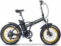  Argento Bicicleta eléctrica Minimax Ruedas Fat Plegable